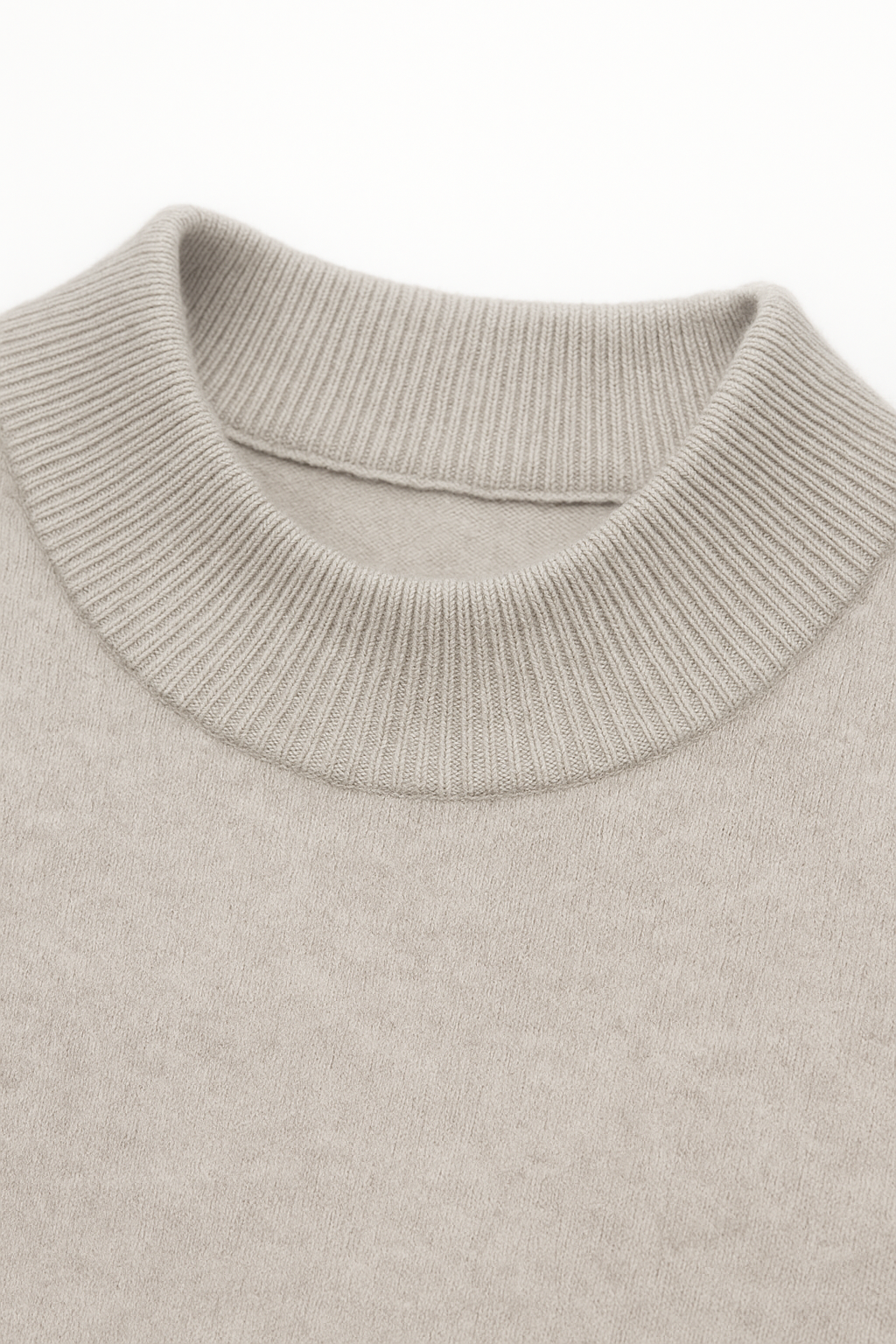 Azure Strick-T-Shirt Grau
