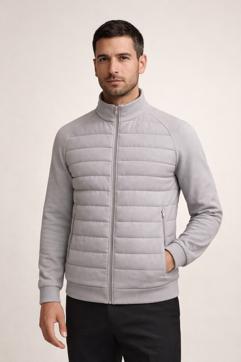 Essential Hybrid Jacket Grey