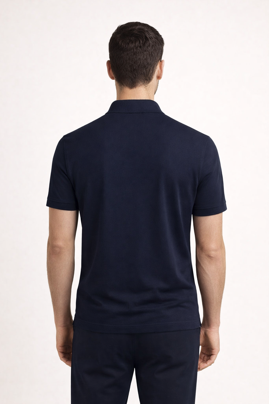 Edles Poloshirt, Marineblau