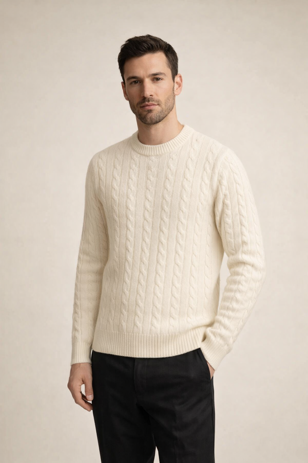 Artisan Cable Knit Cream
