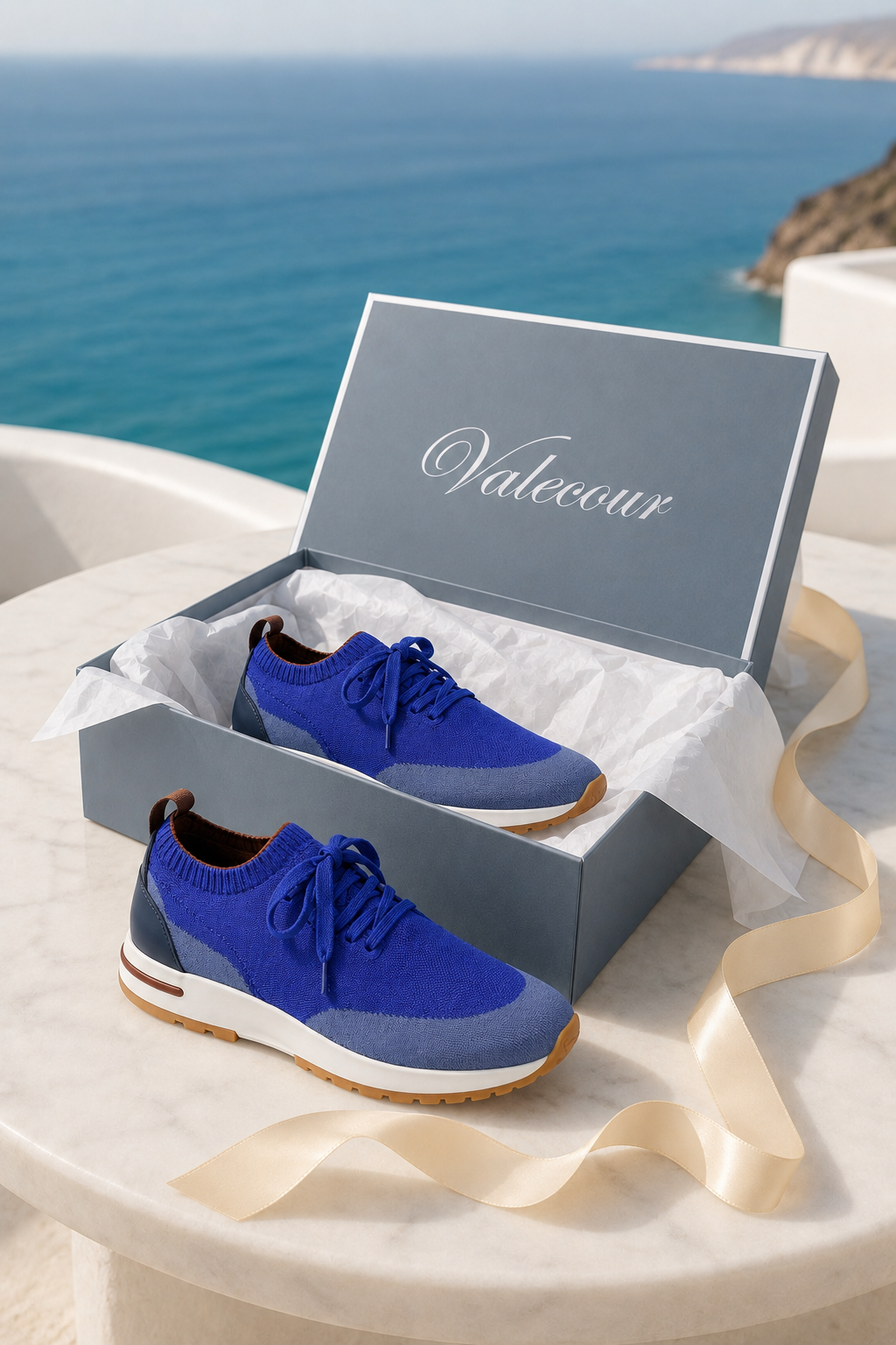 Selano Mesh Slip-On Blau