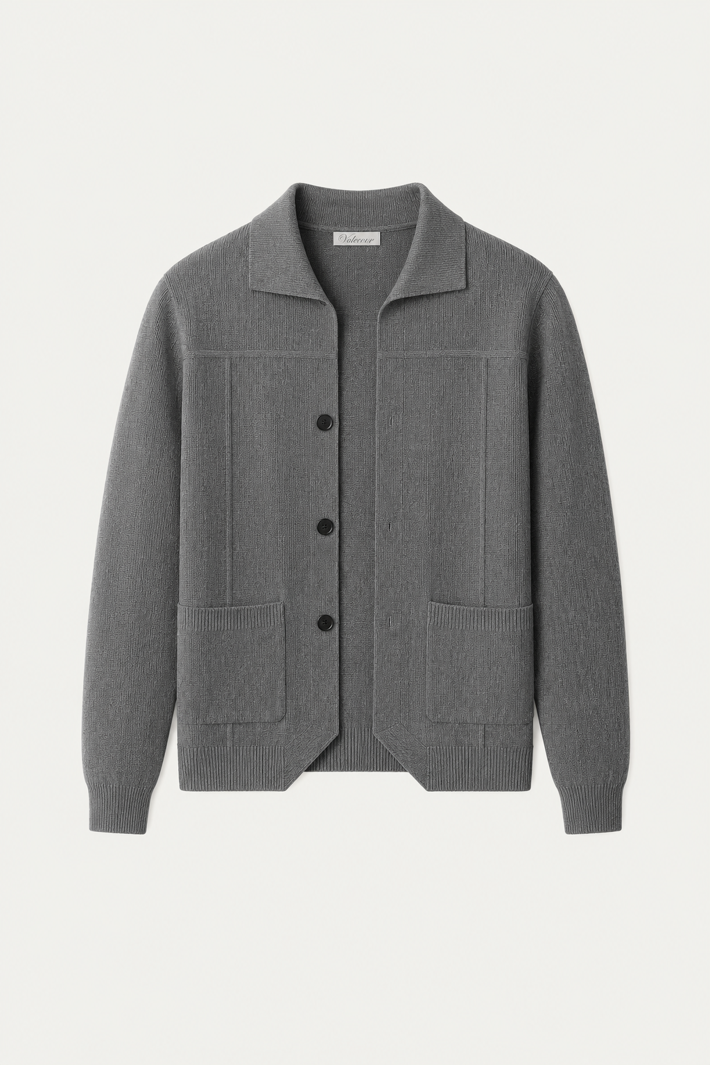 Évreux Cashmere Cardigan Graphite