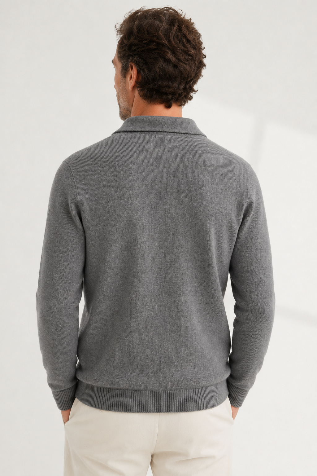 Évreux Cashmere Cardigan Graphite