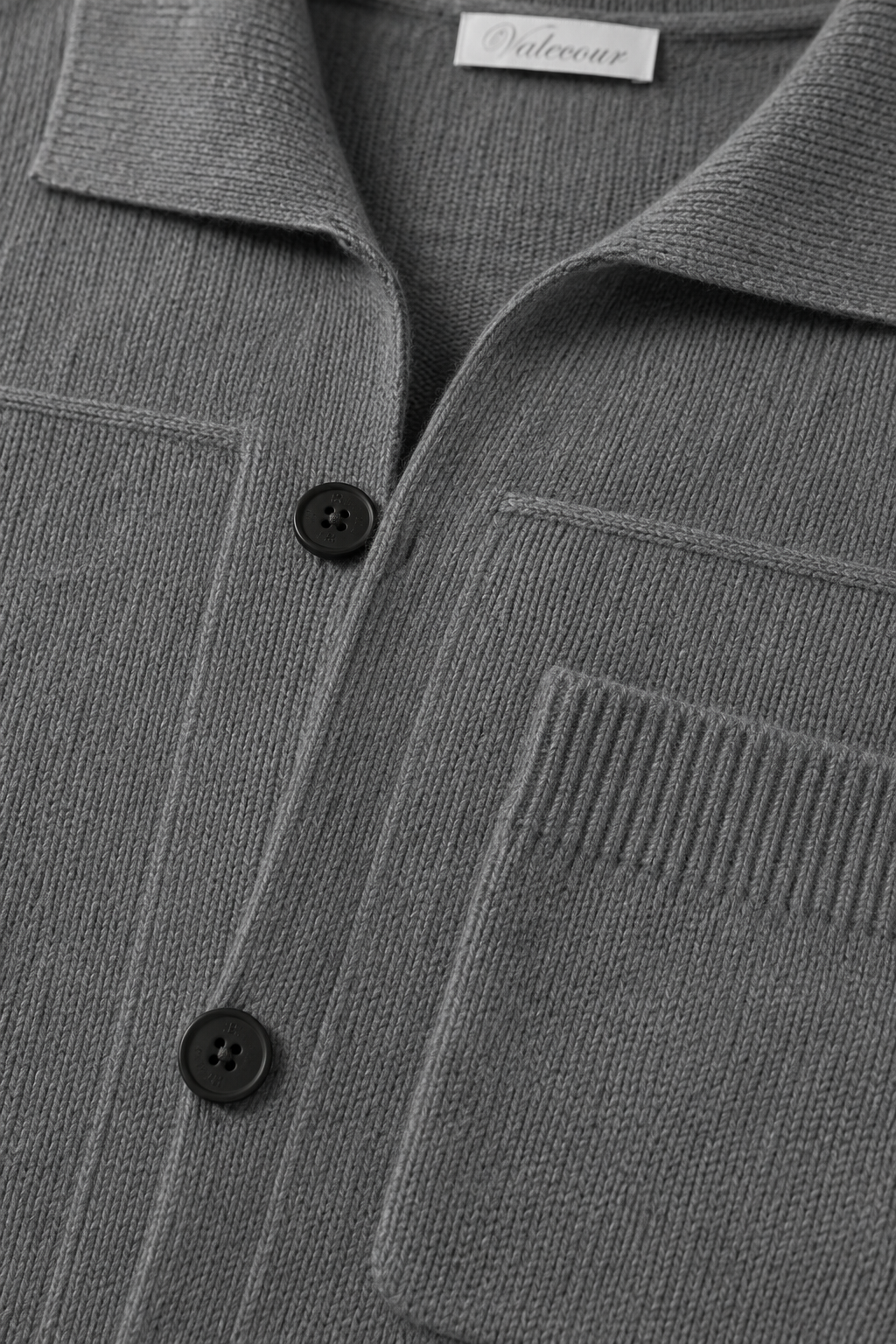 Évreux Cashmere Cardigan Graphite