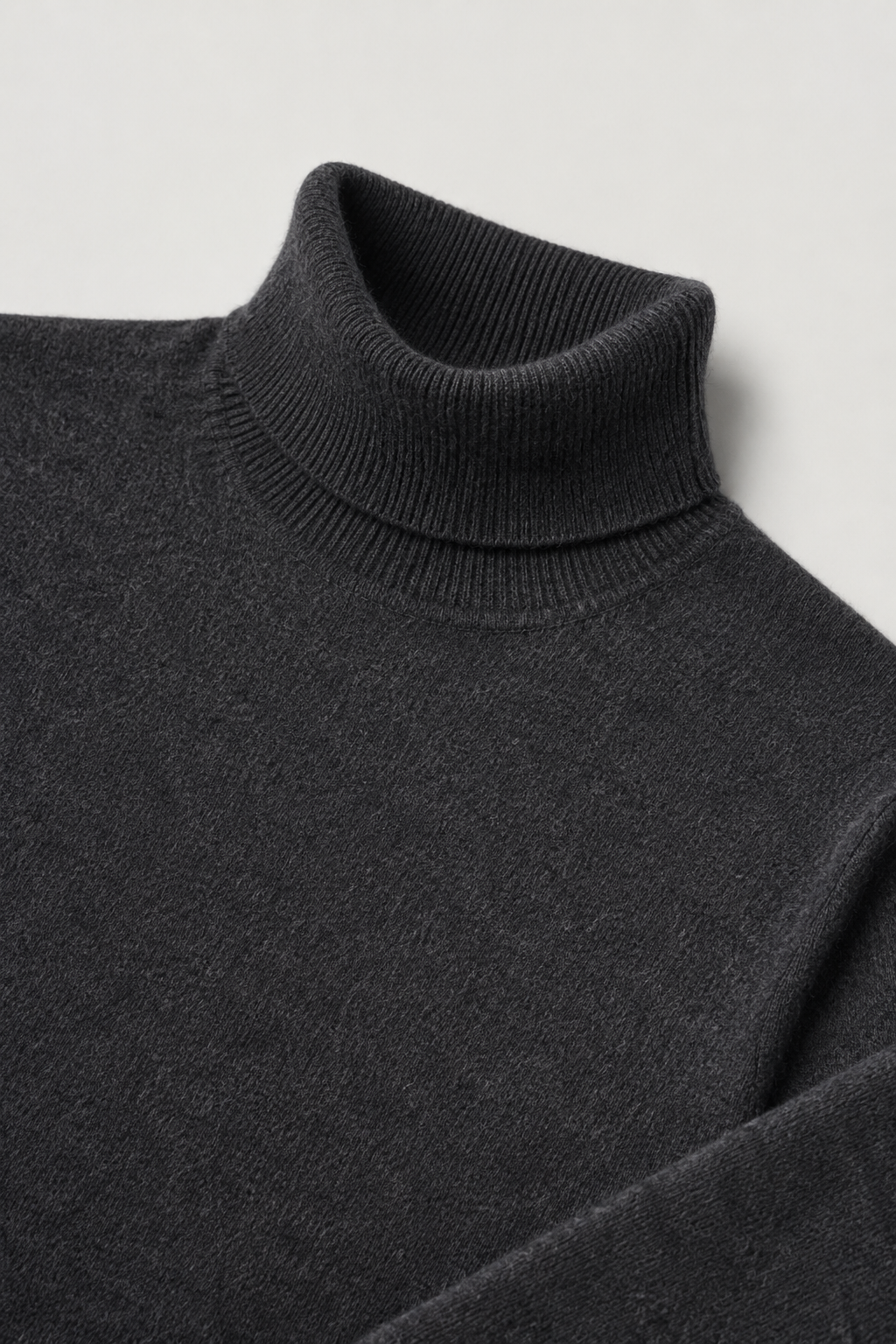 Intemporel Rollkragenpullover Jeansblau