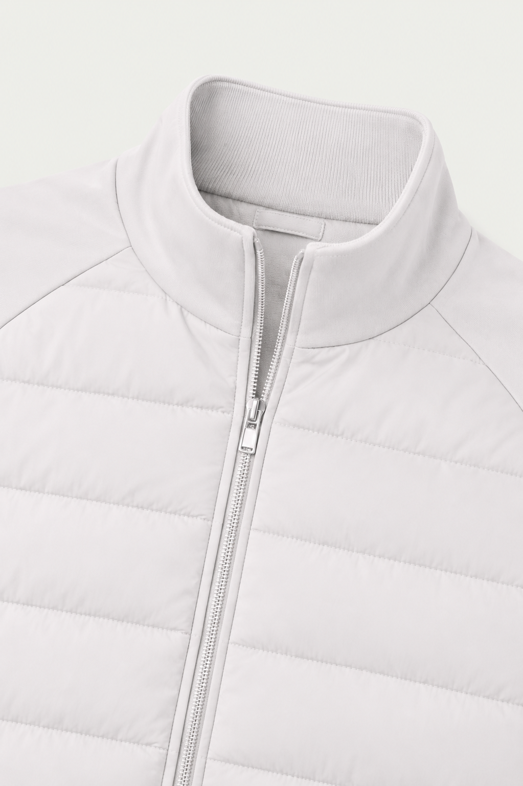 Essential Hybridjacke Weiß