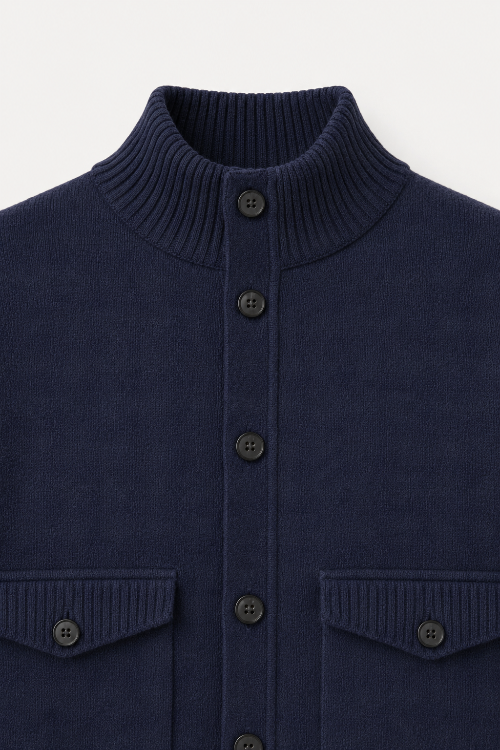 Strickjacke mit Knöpfen, Marineblau
