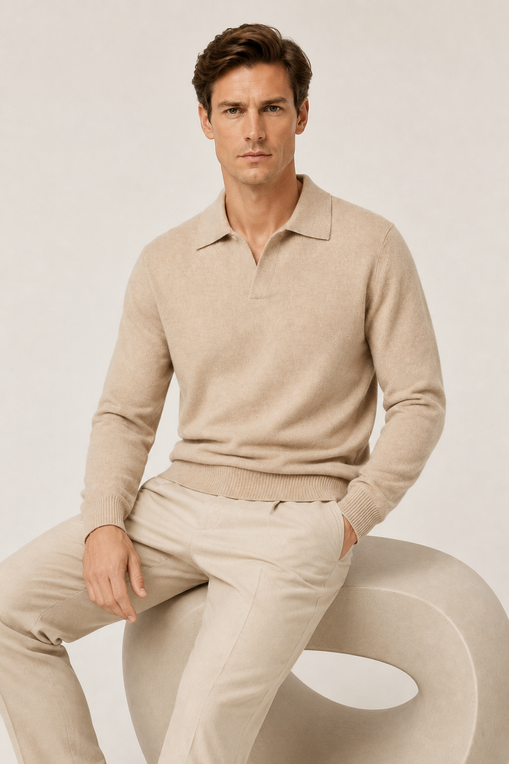 Nuage Strickpullover Beige