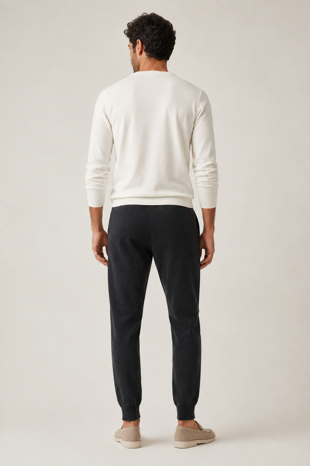 Klassische Freizeithose Schwarz