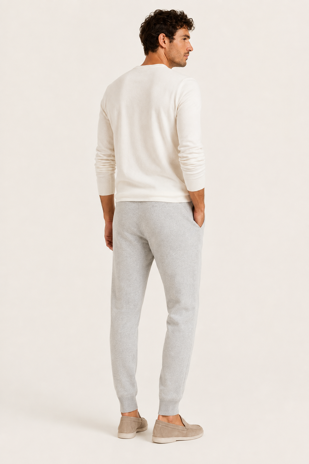 Klassische Freizeithose Grau