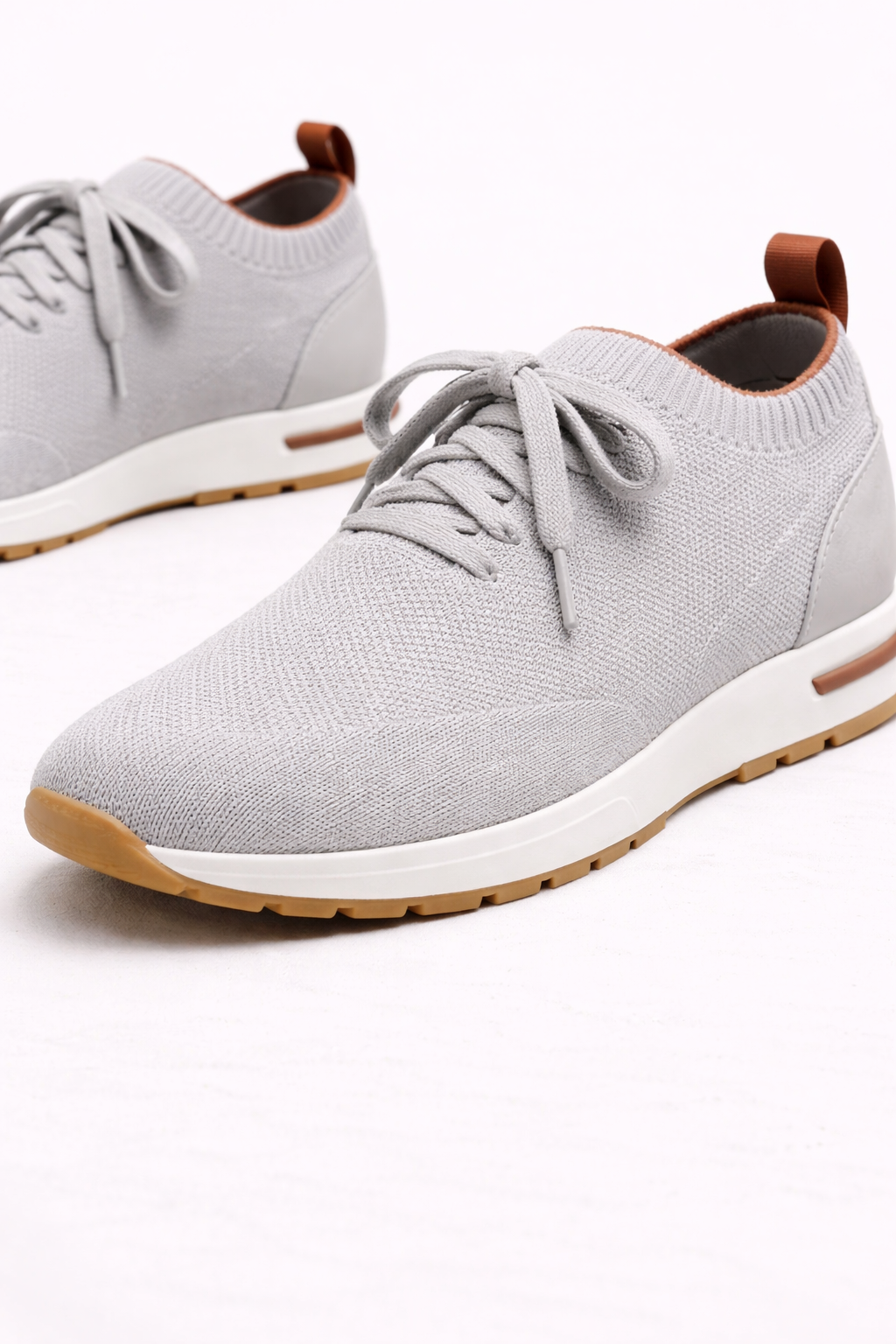 Selano Mesh Slip-On Hellgrau