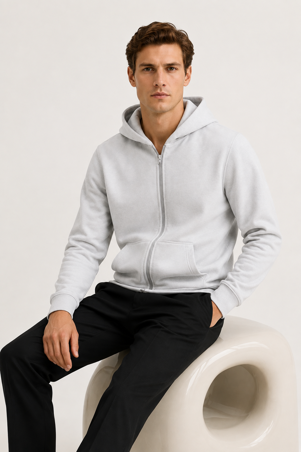 Évoque Cardigan Hellgrau