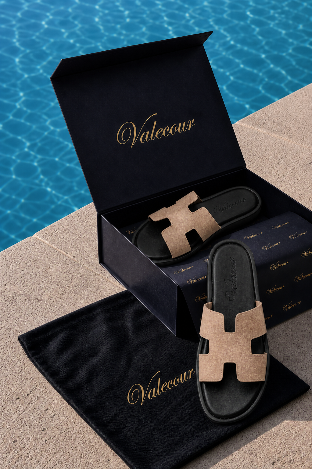 Valero Wildleder-Sandale Sand