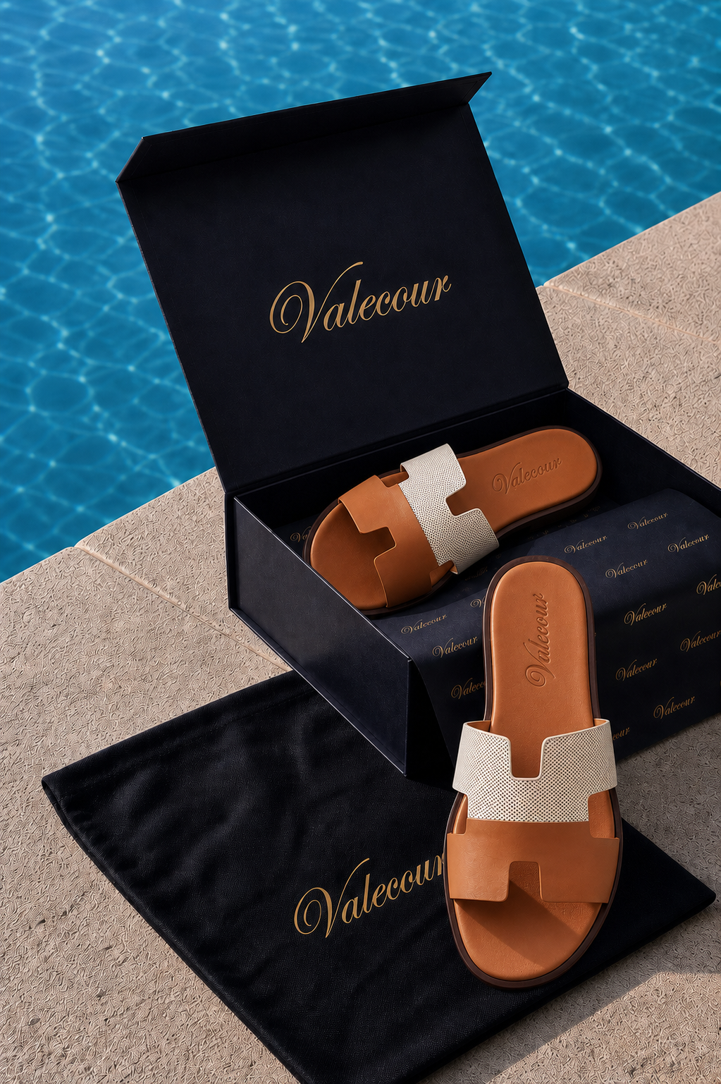 Valero Sandale Braun/Beige