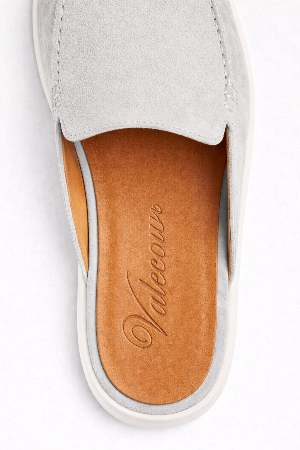 Ancestral Suede Mule Weiß