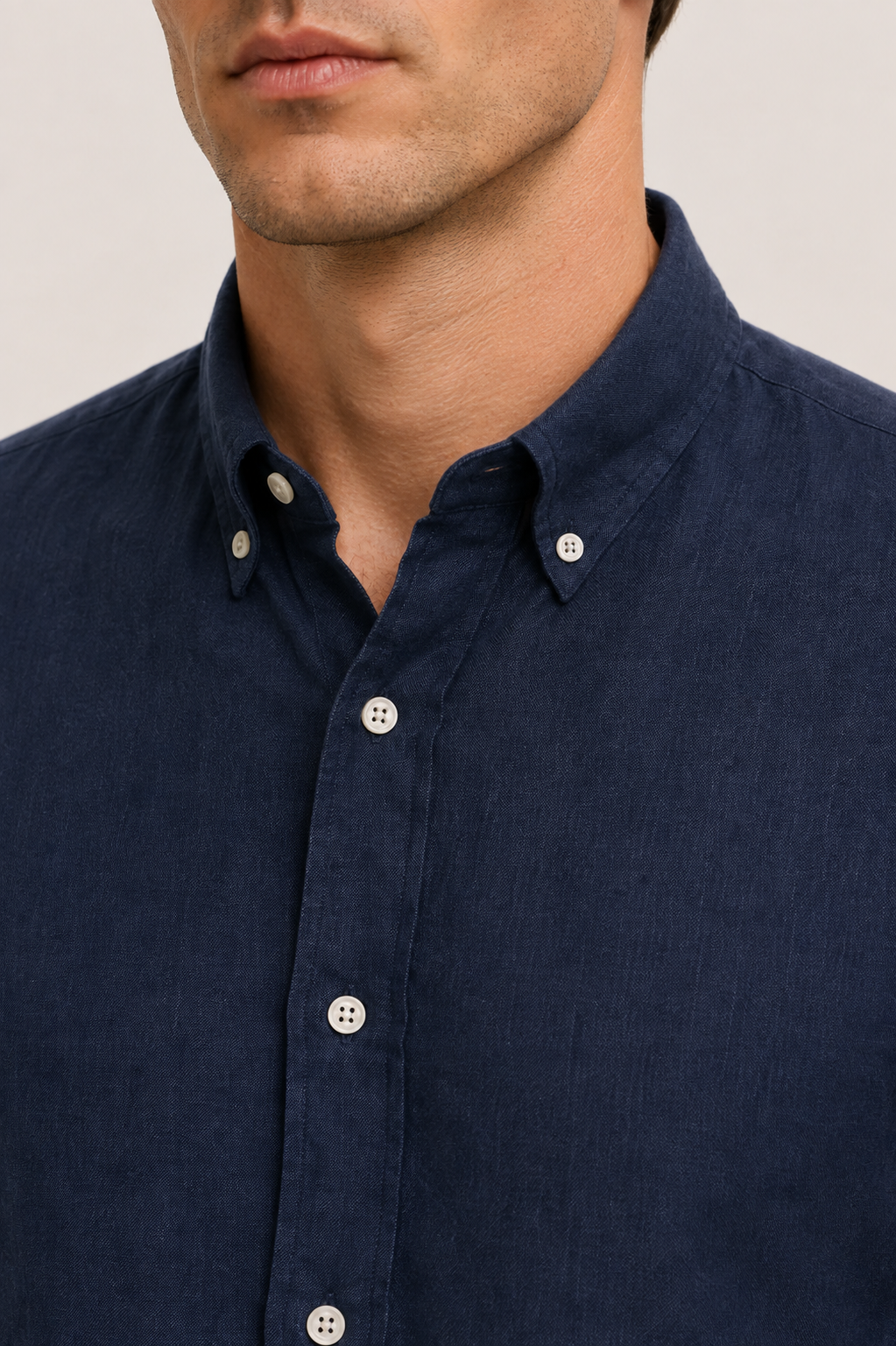 Haute Linen Shirt Navy