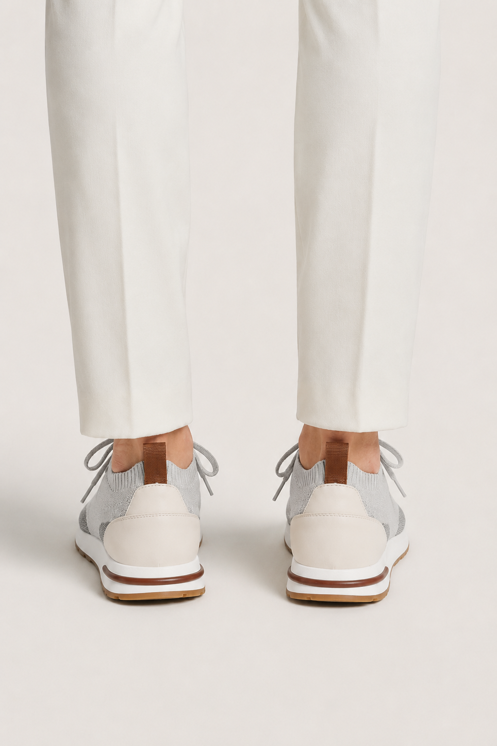 Selano Mesh-Slipper Grau