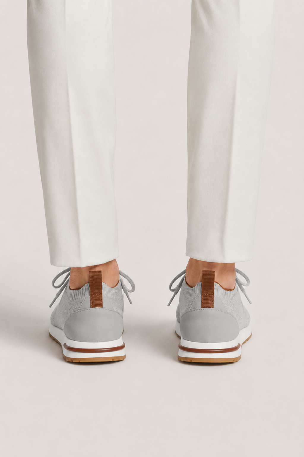 Selano Mesh Slip-On Hellgrau