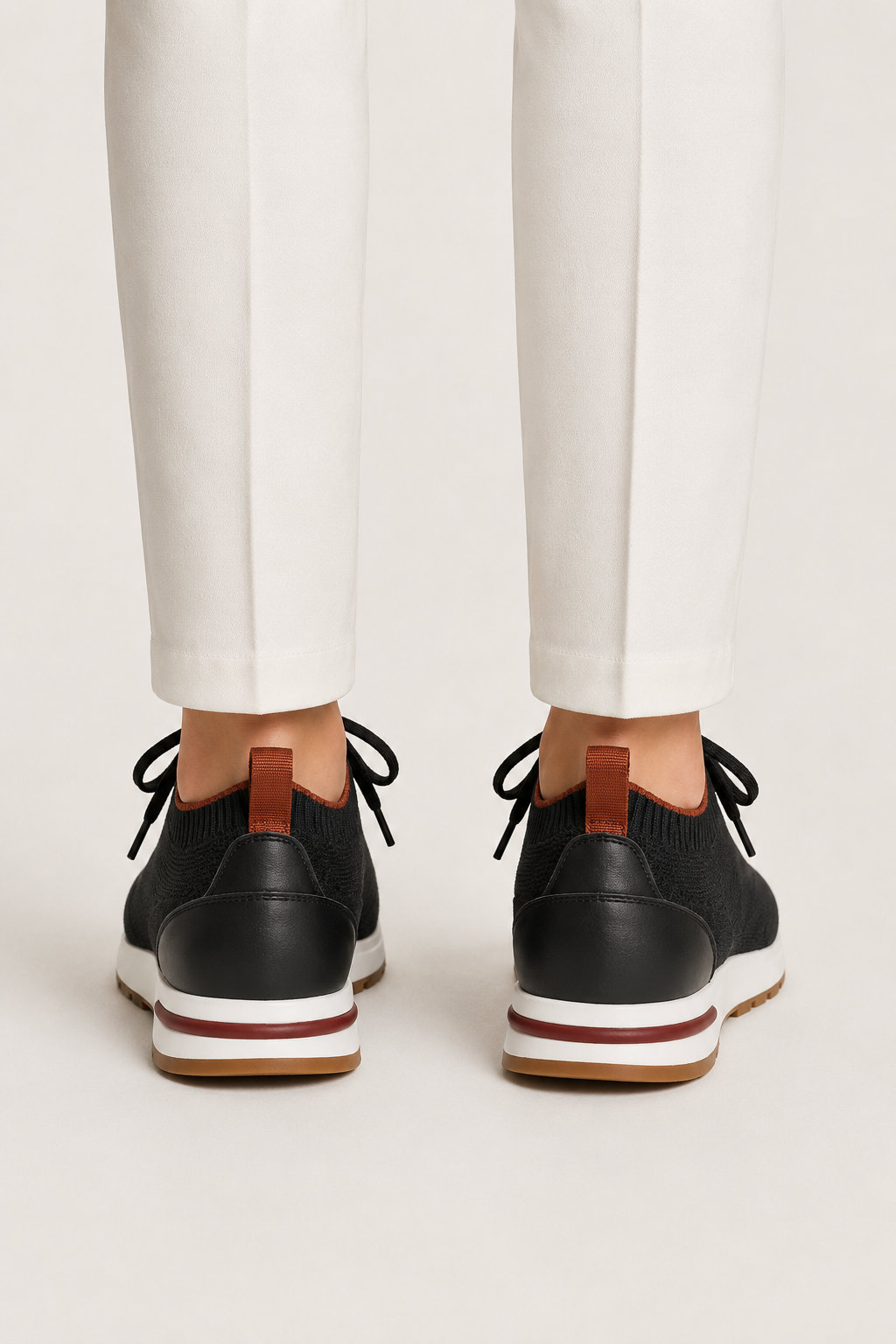 Selano Mesh Slip-On Schwarz