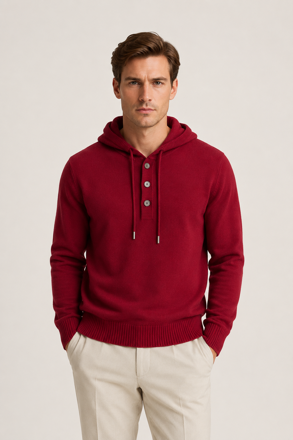 Rollkragenpullover, Schwarz