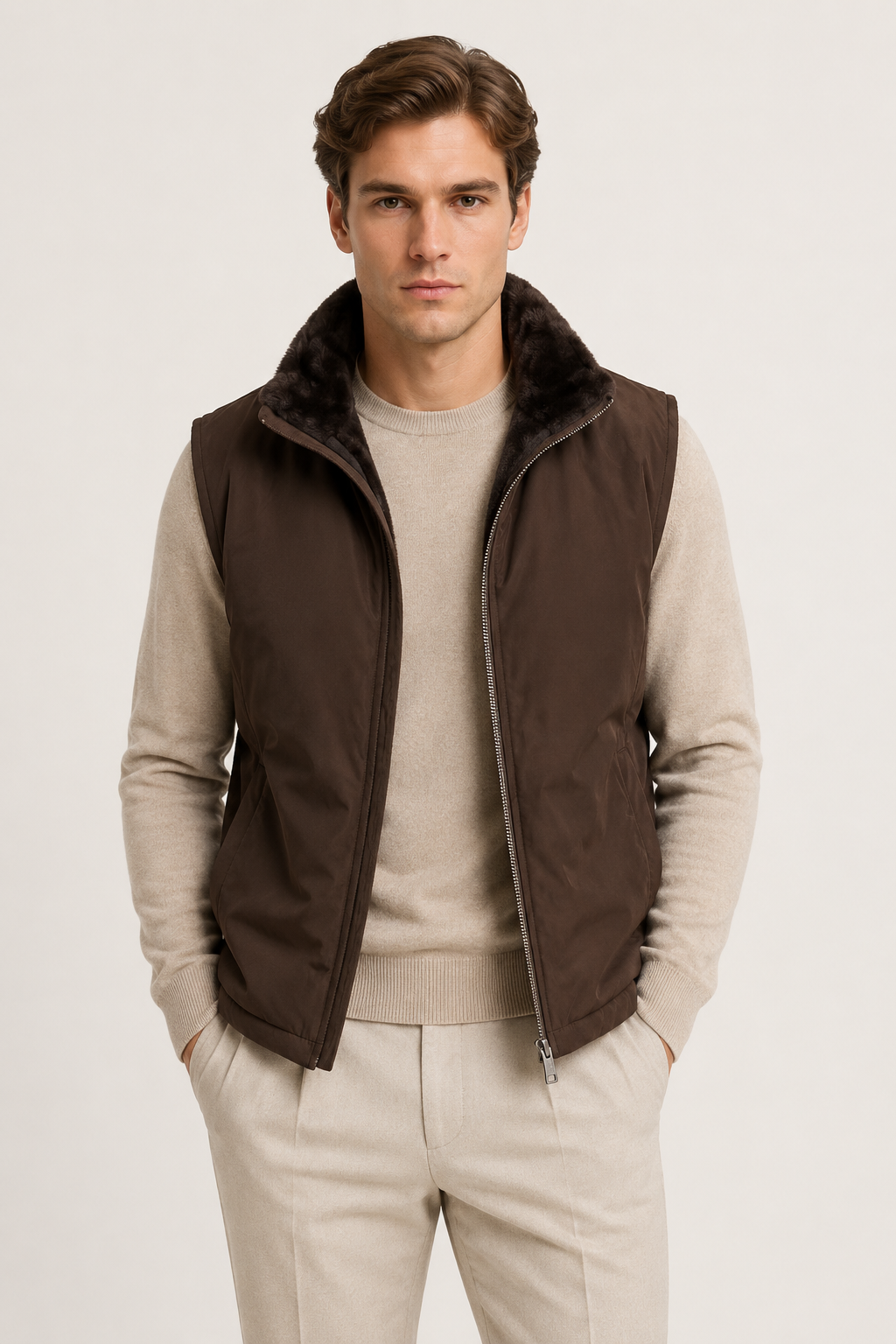 Reverso Bodywarmer Grau