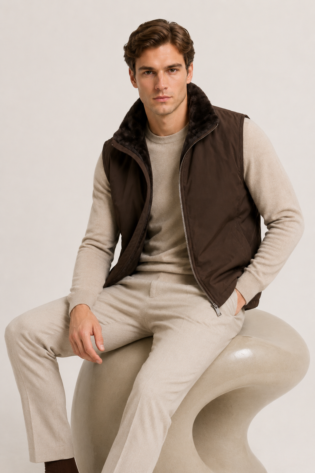 Reverso Bodywarmer Grau
