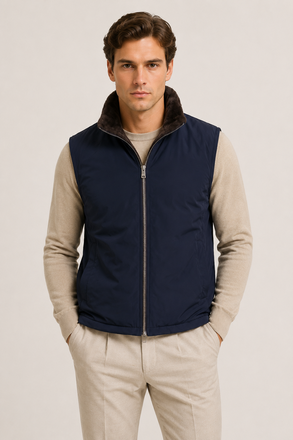 Reverso Bodywarmer Grau