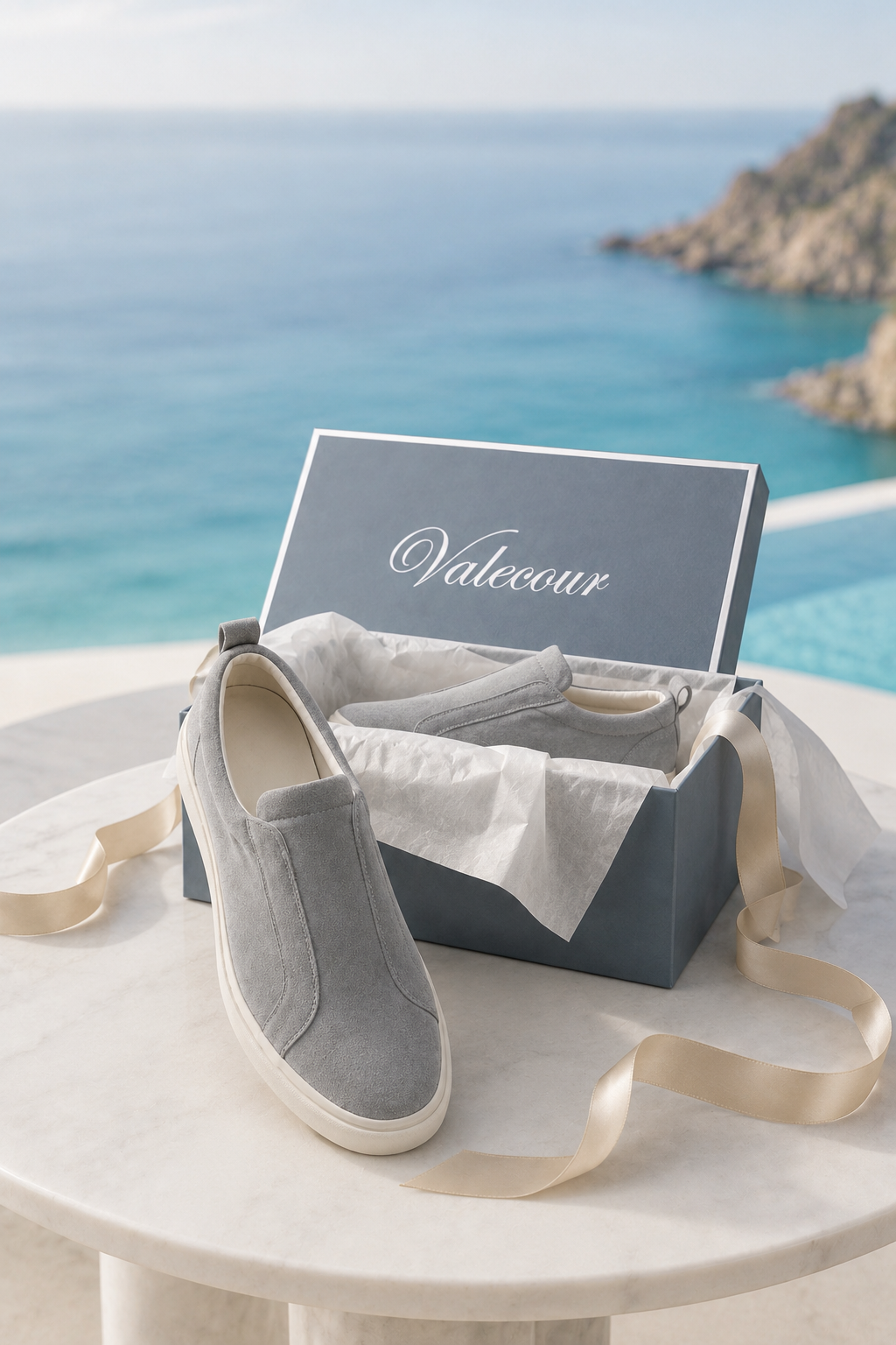 Savien Slip-On Hellgrau