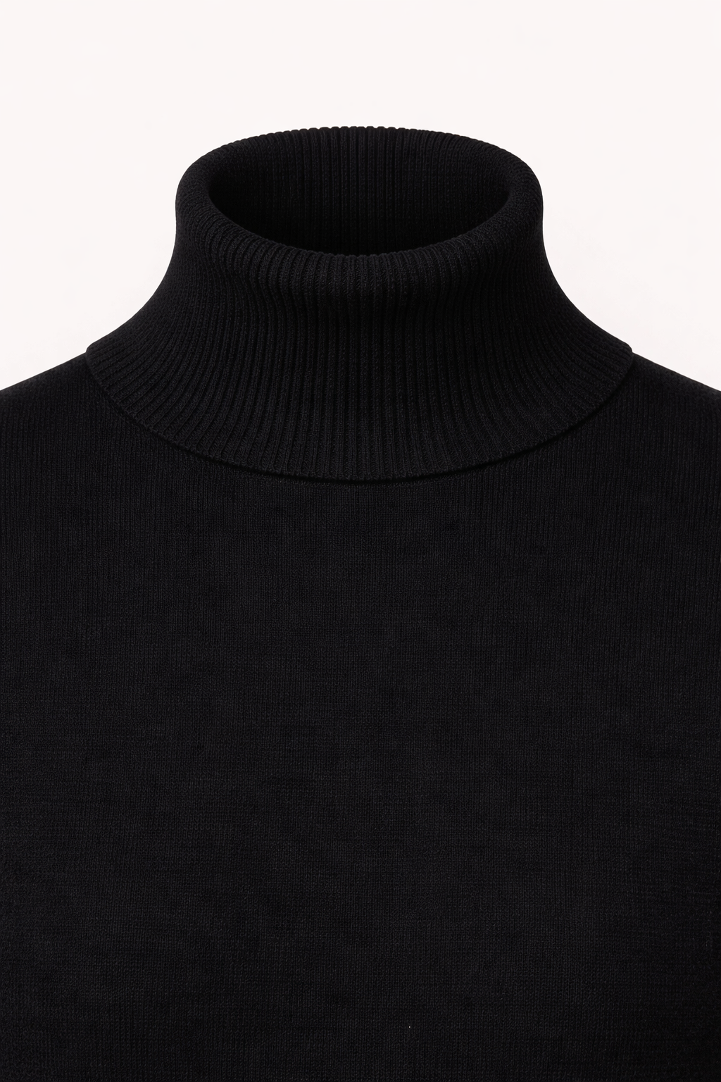 Intemporel Rollkragenpullover Schwarz