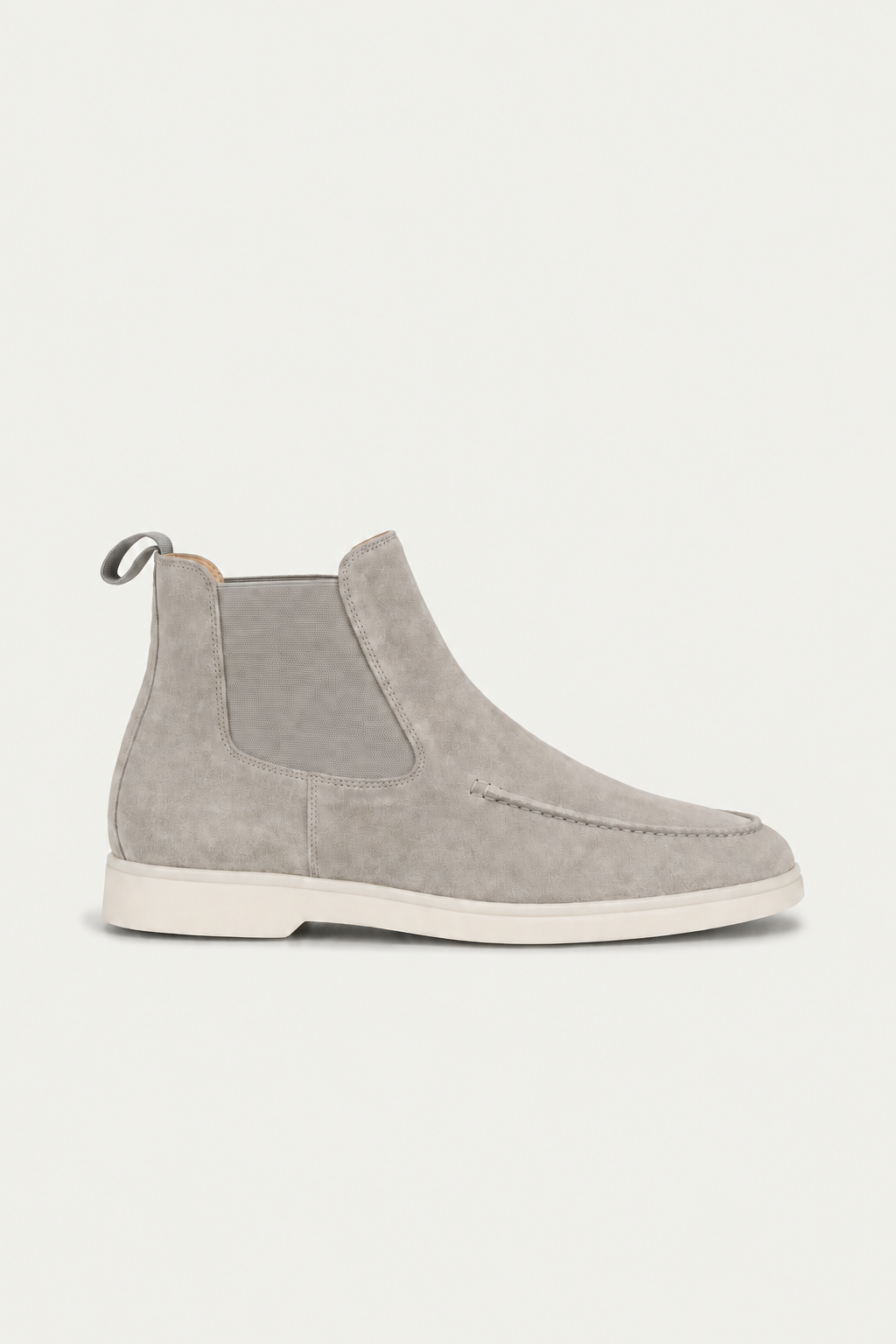 Ettore Suede Boot Light Gray
