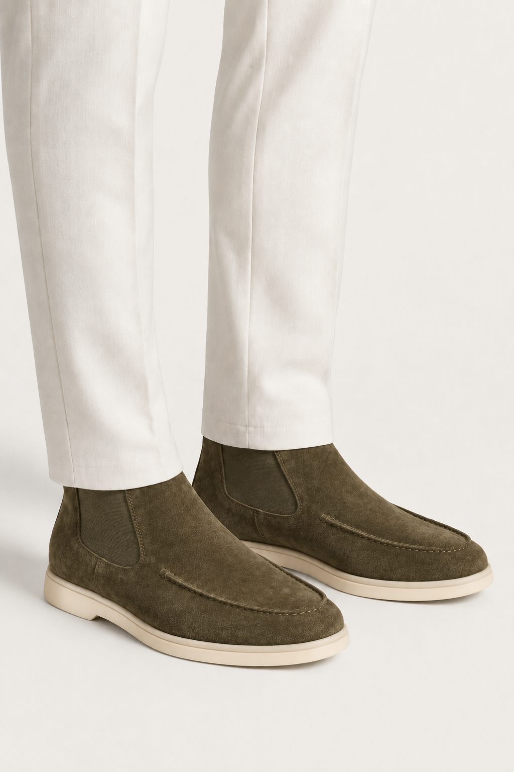 Ettore Suede Boot Olive