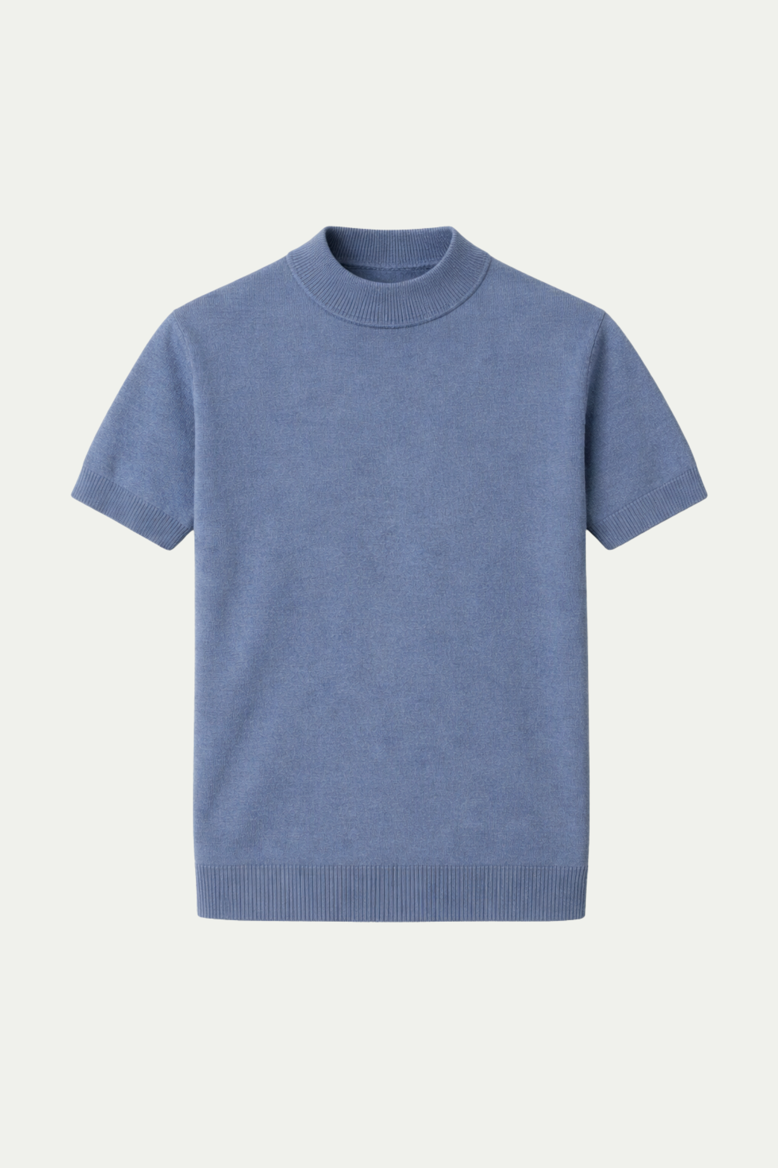 Azure Knit Tee Blue
