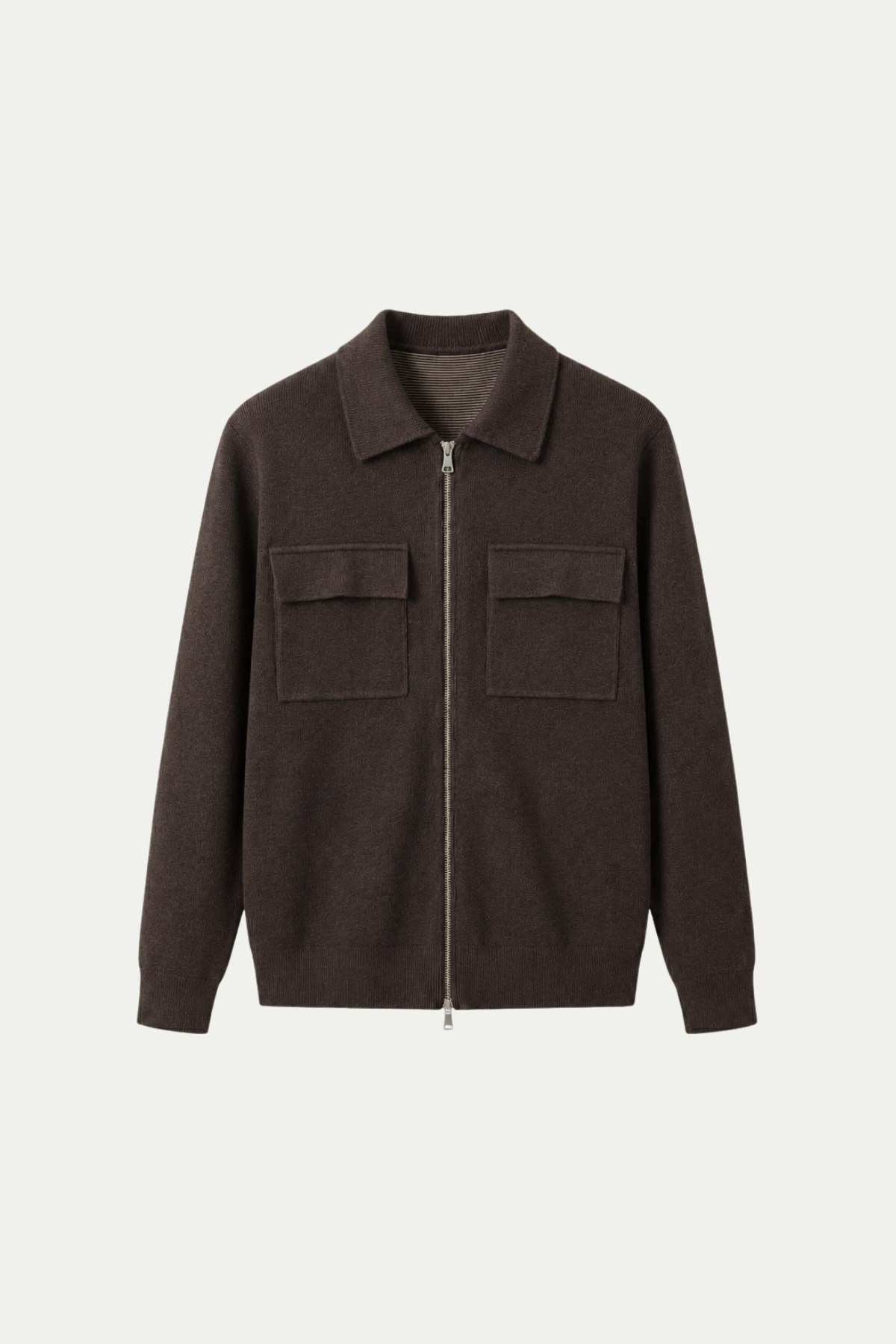 Venturi Merino Cardigan Brown