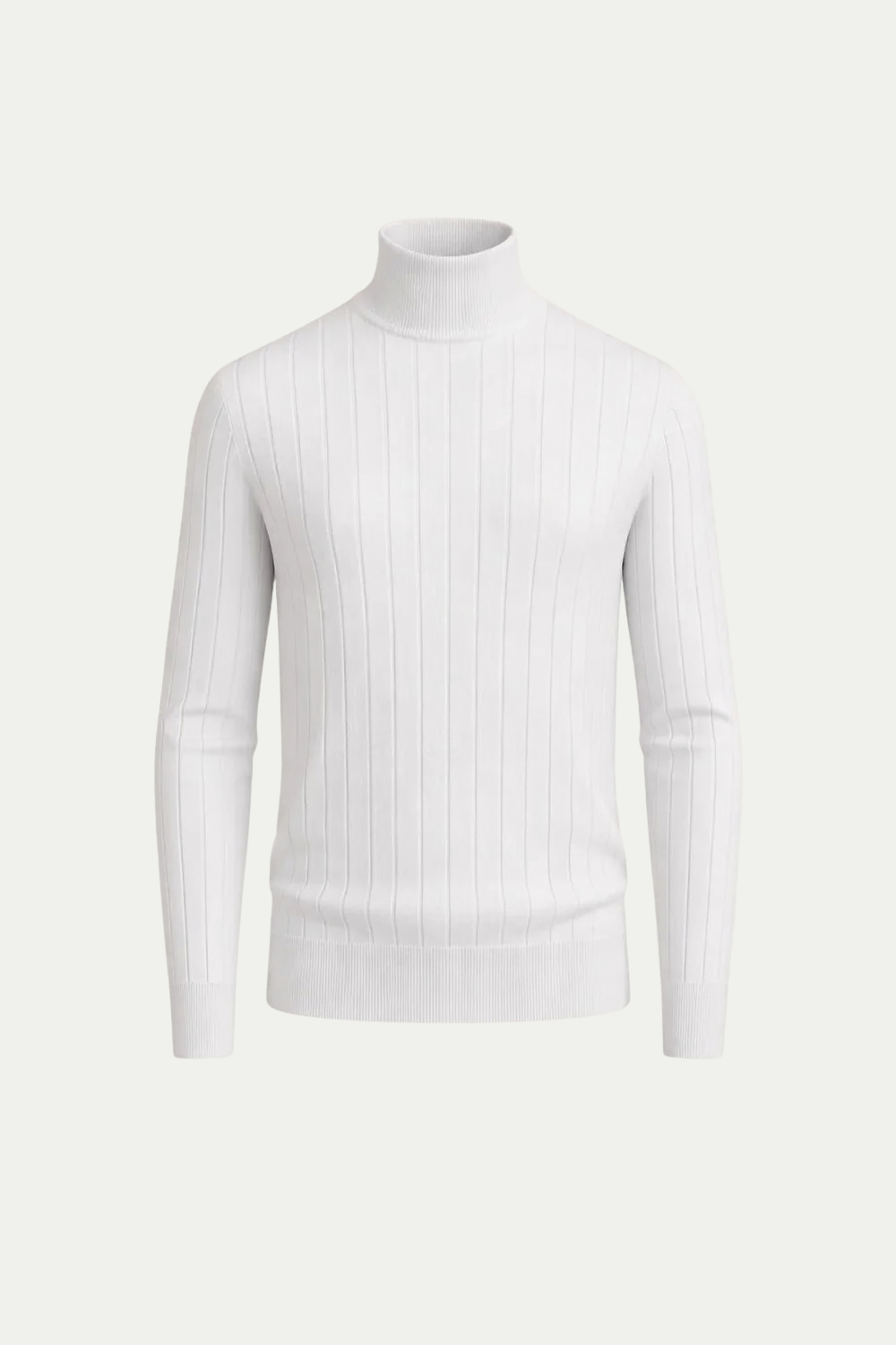 Tailored Turtleneck White