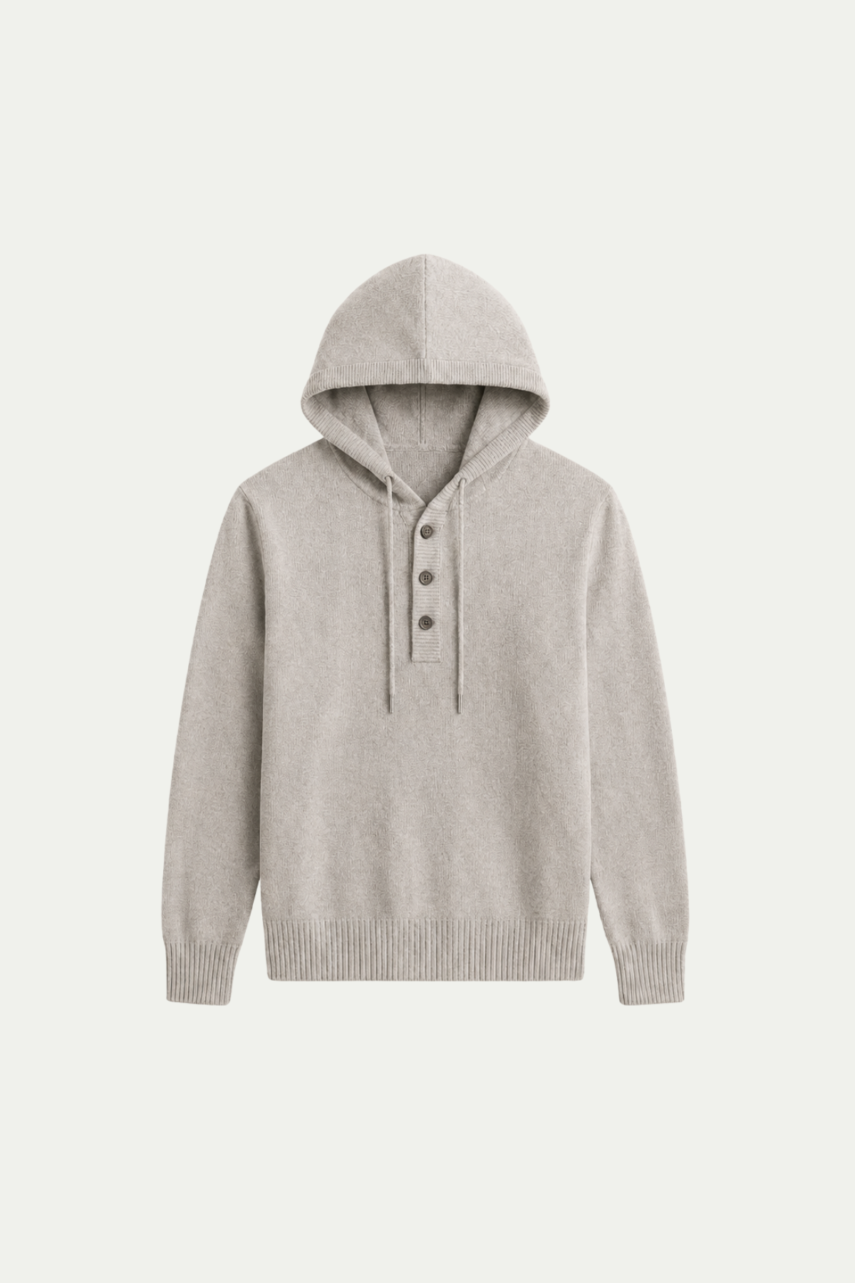 Siena Merino Hoodie Light Gray