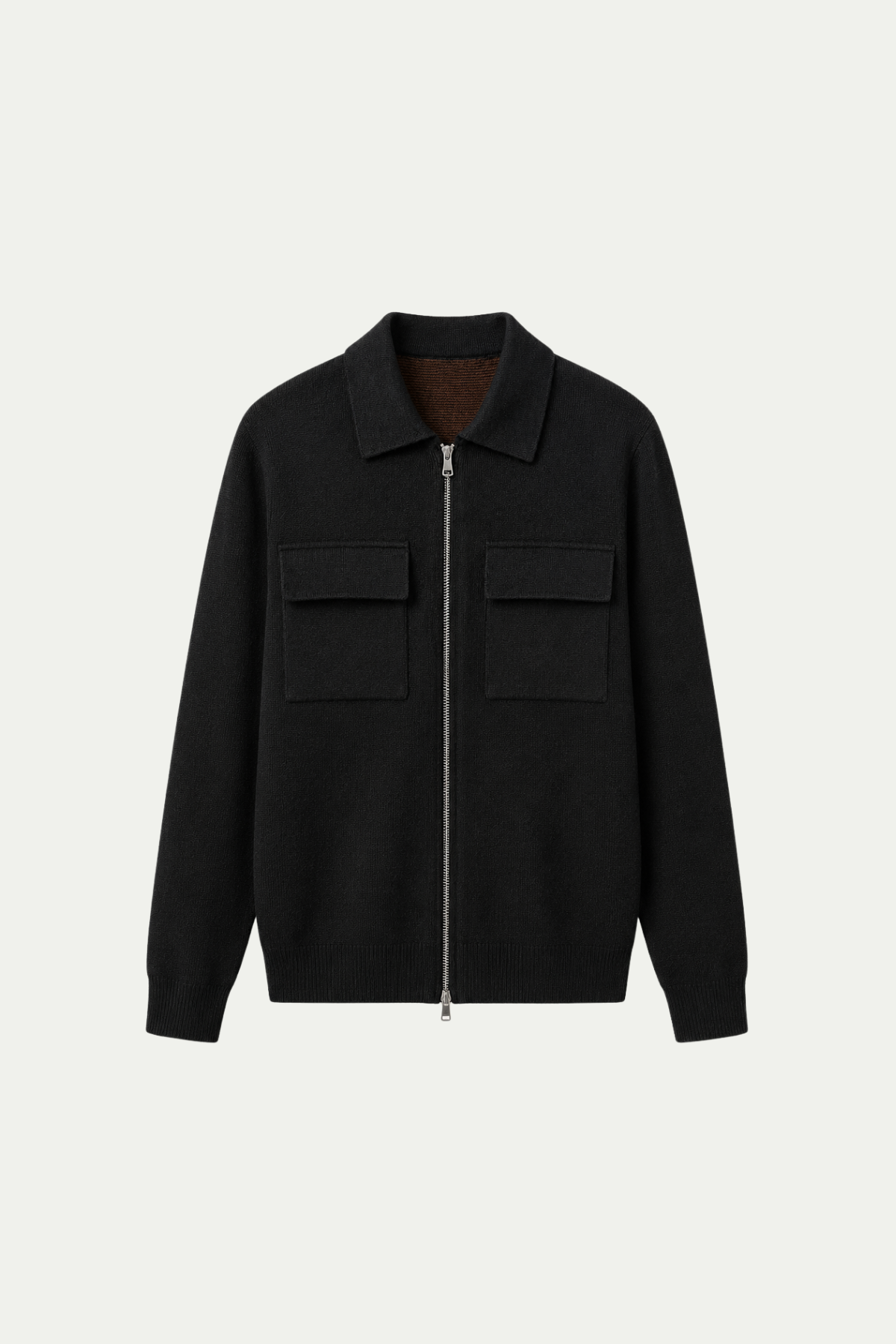 Venturi Merino Cardigan Black