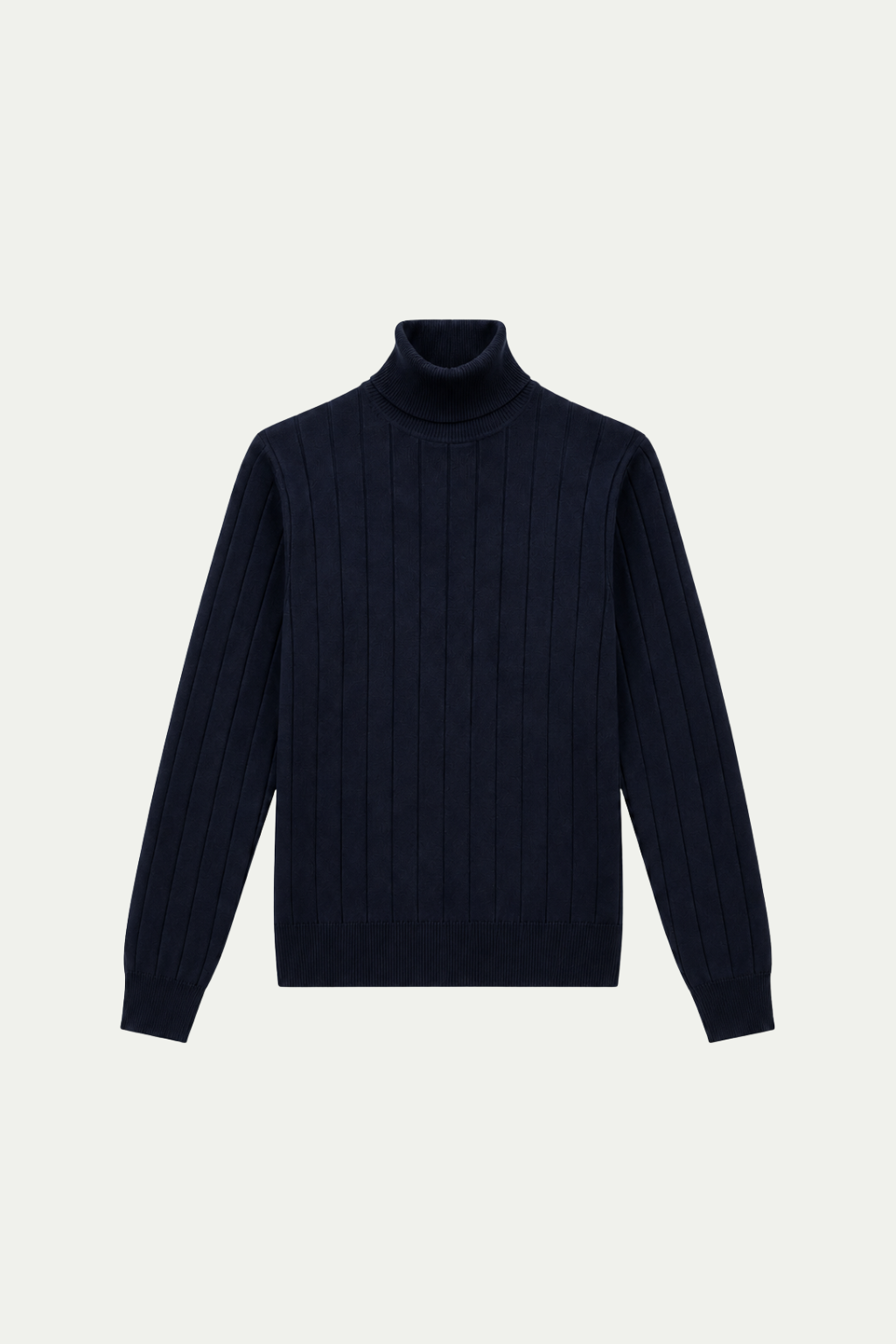 Maßgeschneiderter Rollkragenpullover Marine