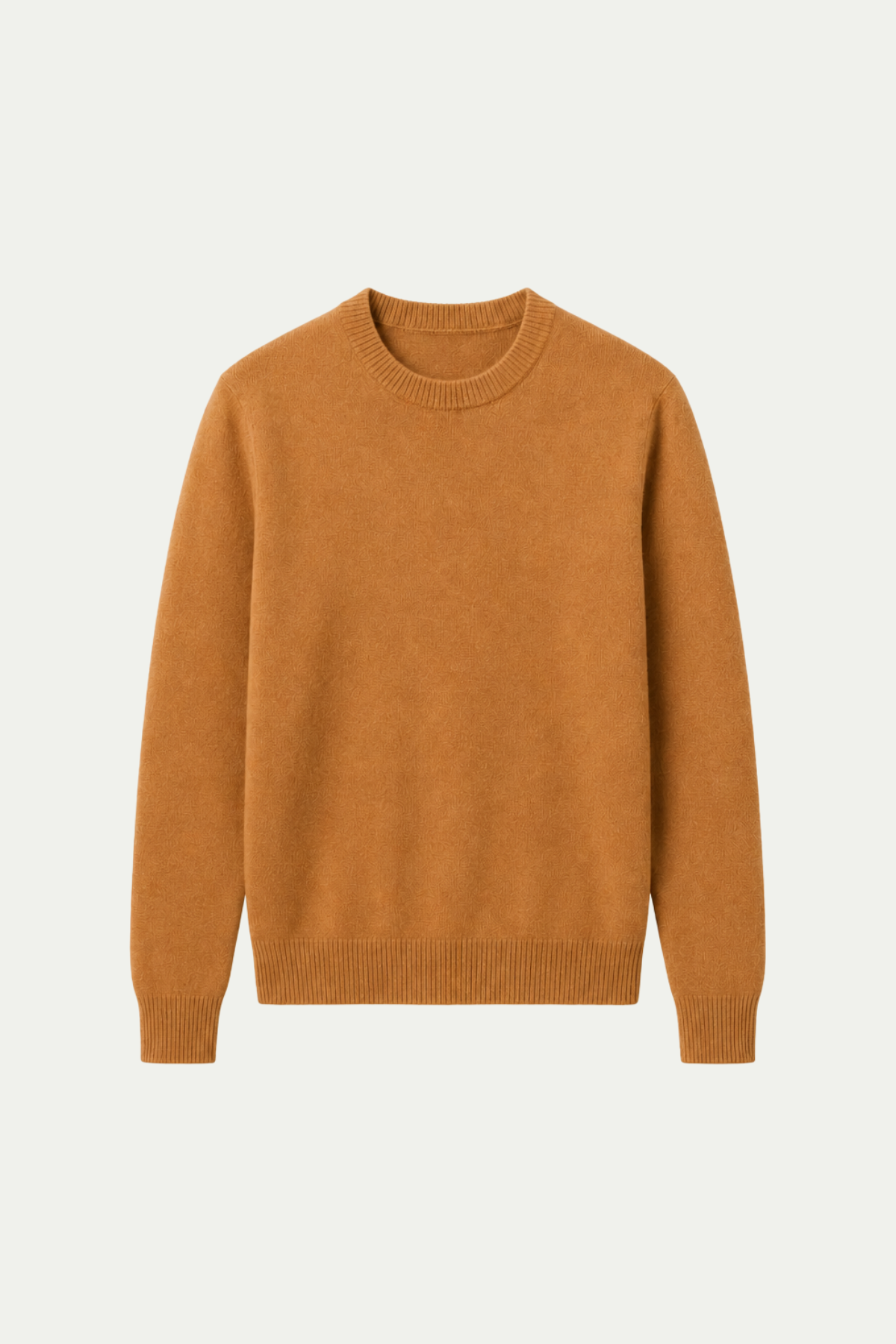 Fine Wool Crewneck Caramel