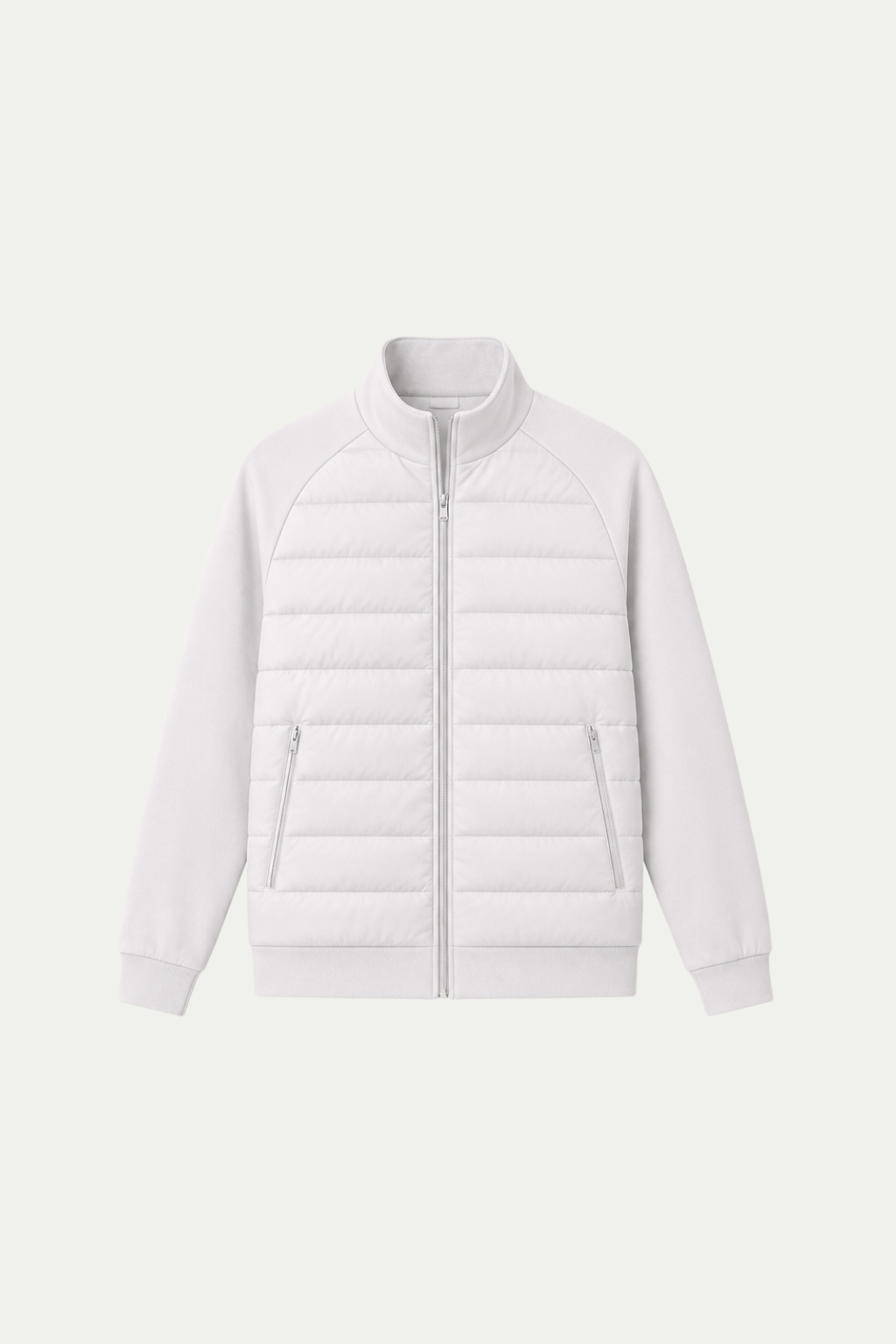 Essential Hybridjacke Weiß