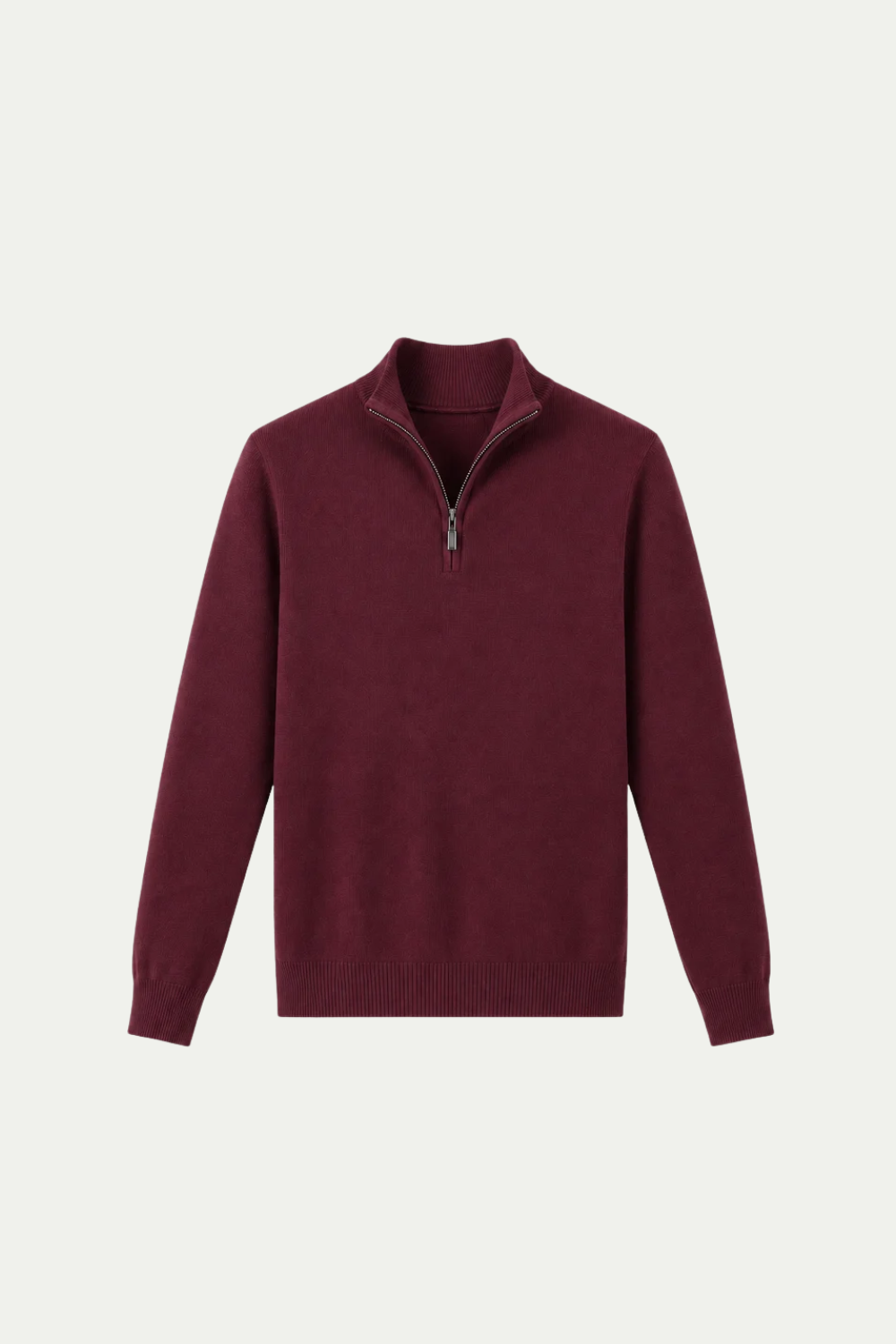 Seravio Quarter-Zip Wine Red