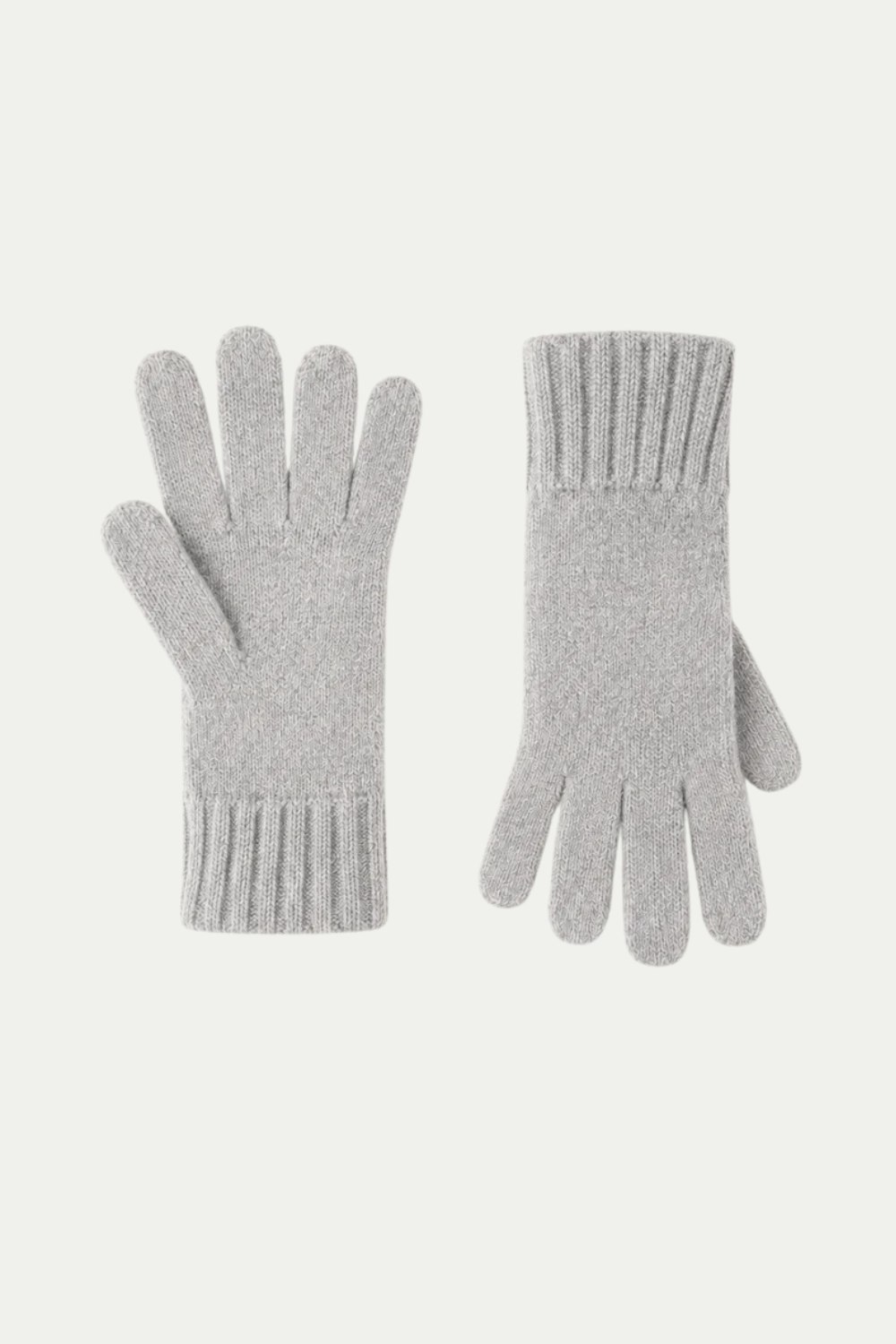 Cashmere Gloves Light Grey