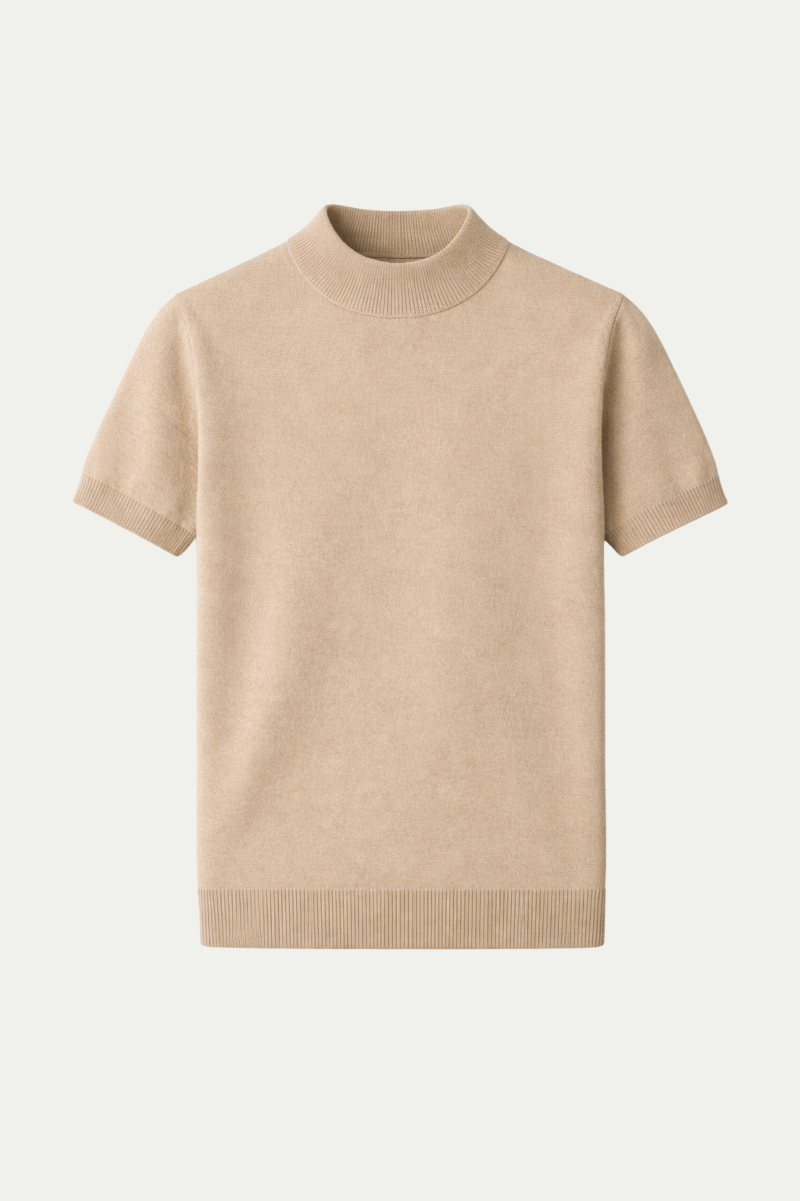 Azure Knit Tee Beige