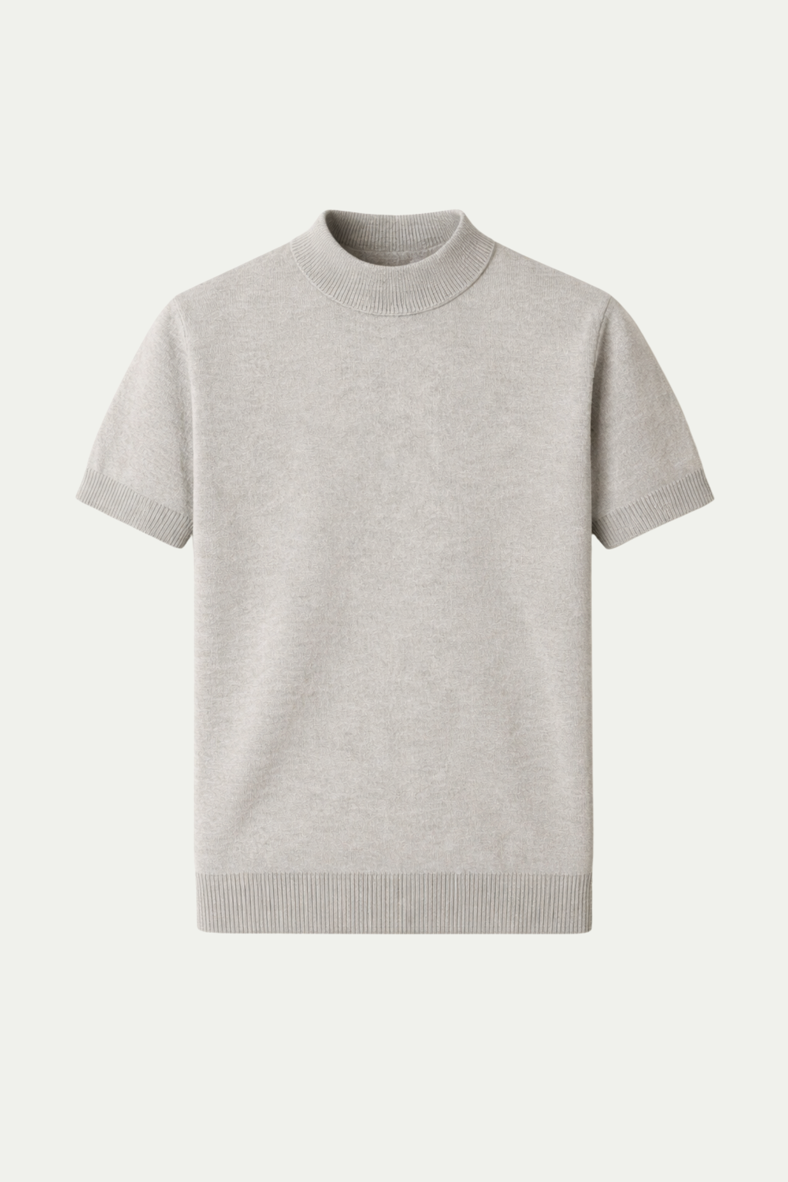 Azure Knit Tee Gray