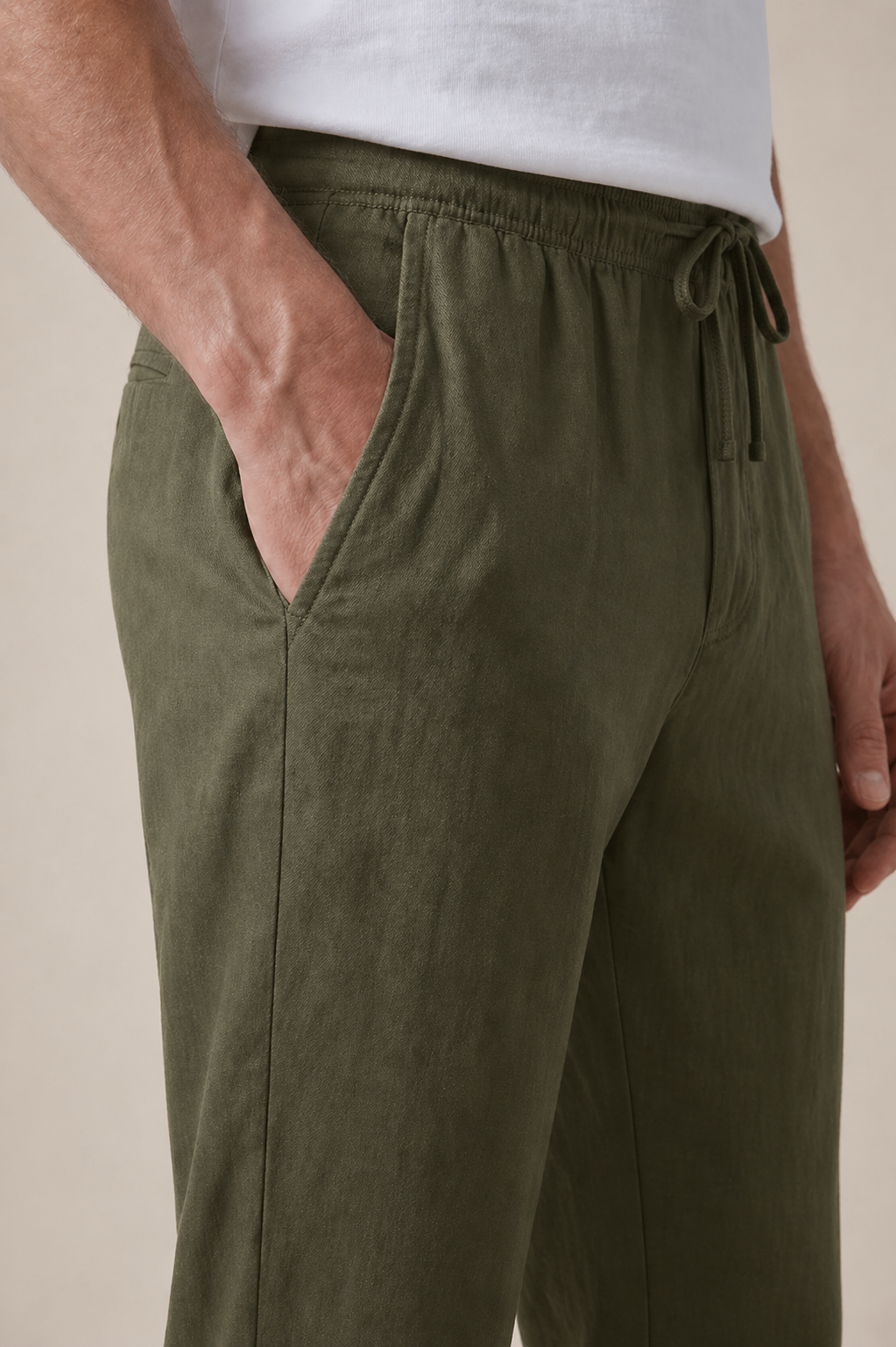 Leinenhose Bayside Olive